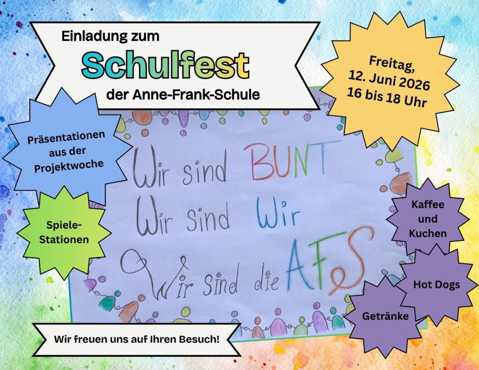 Schulfest am 12.06.2026